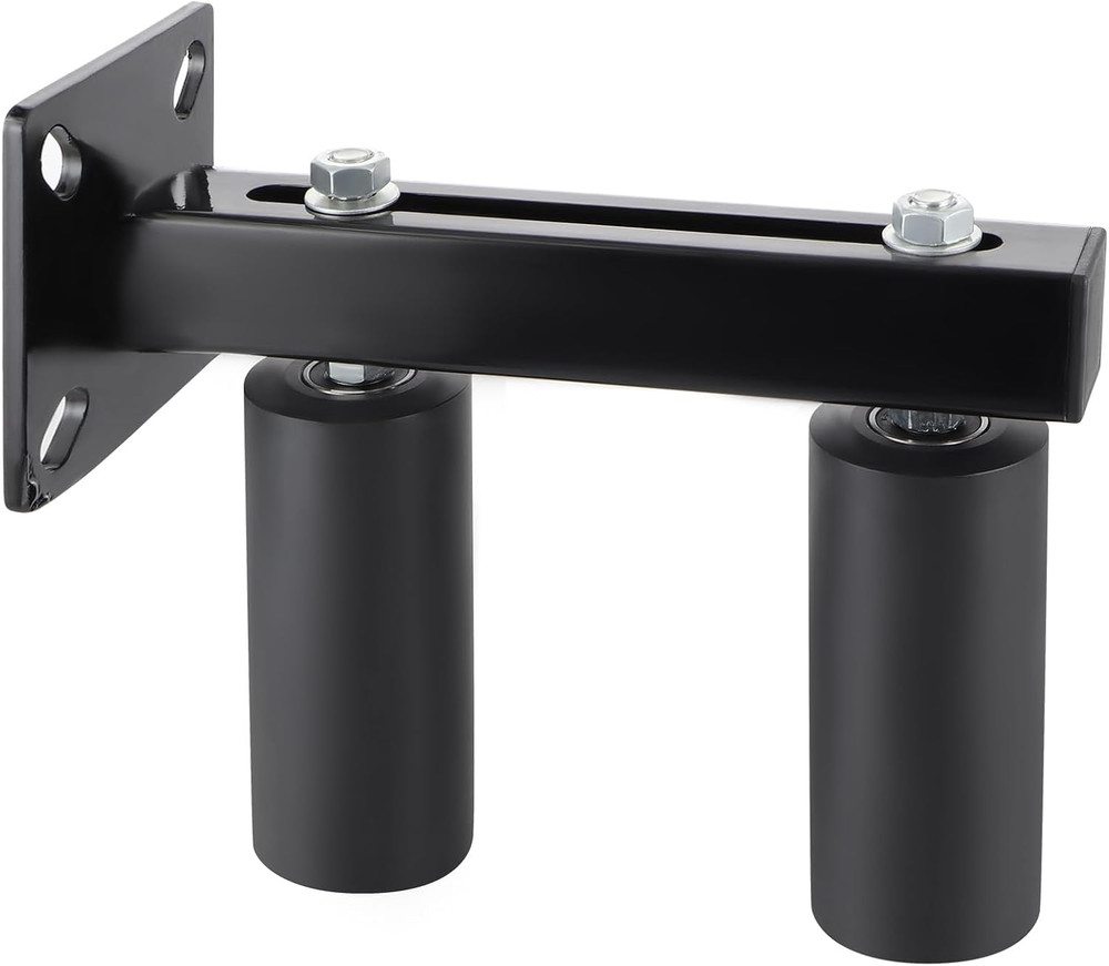 Slide Gate Guide Roller, 6" UHMW Hard Nylon Guider, Adjustable Sliding Gate Supp