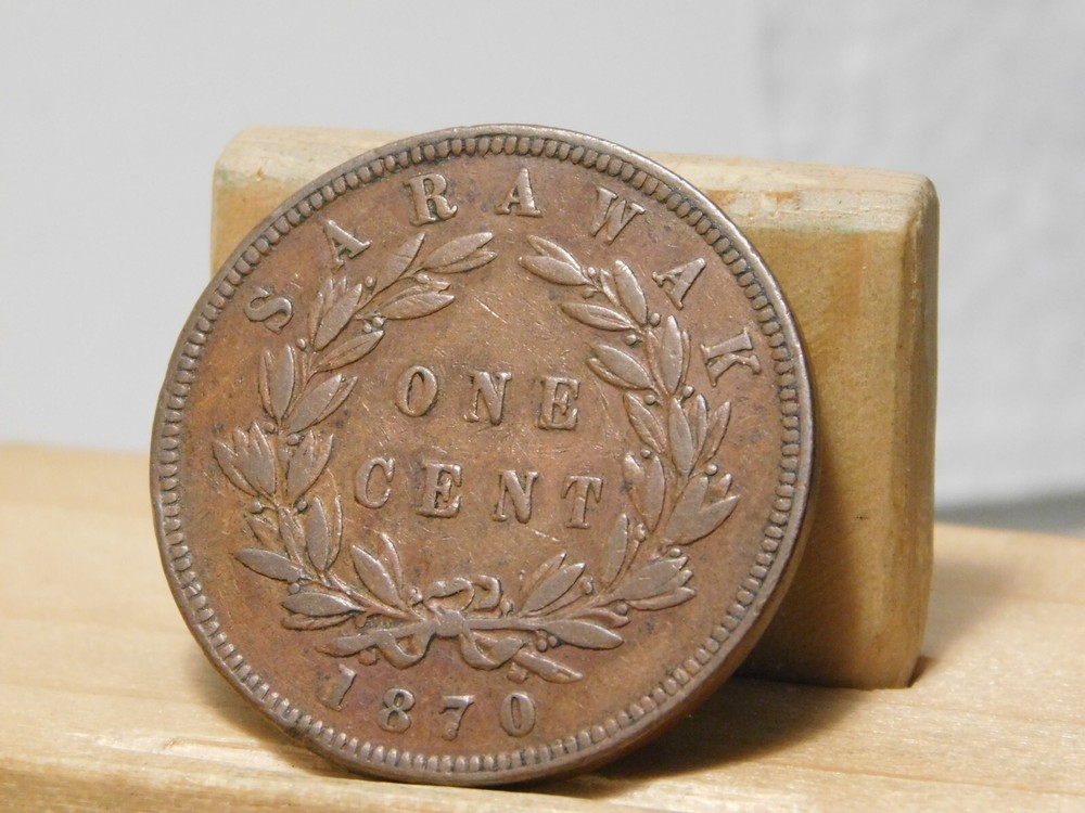 1870 Sarawak one cent