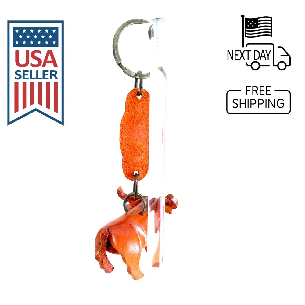 BUFFALO Handmade Leather Keyring