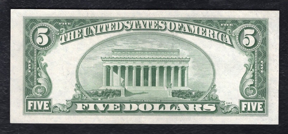 FR. 1656* 1953-A $5 FIVE DOLLARS *STAR* SILVER CERTIFICATE NOTE ABOUT UNC