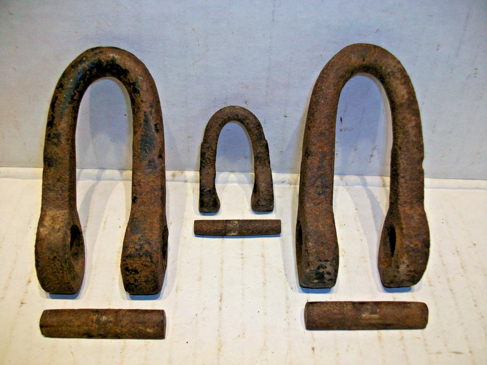 Vintage Cast Iron Platform Scale Hangers & Pins
