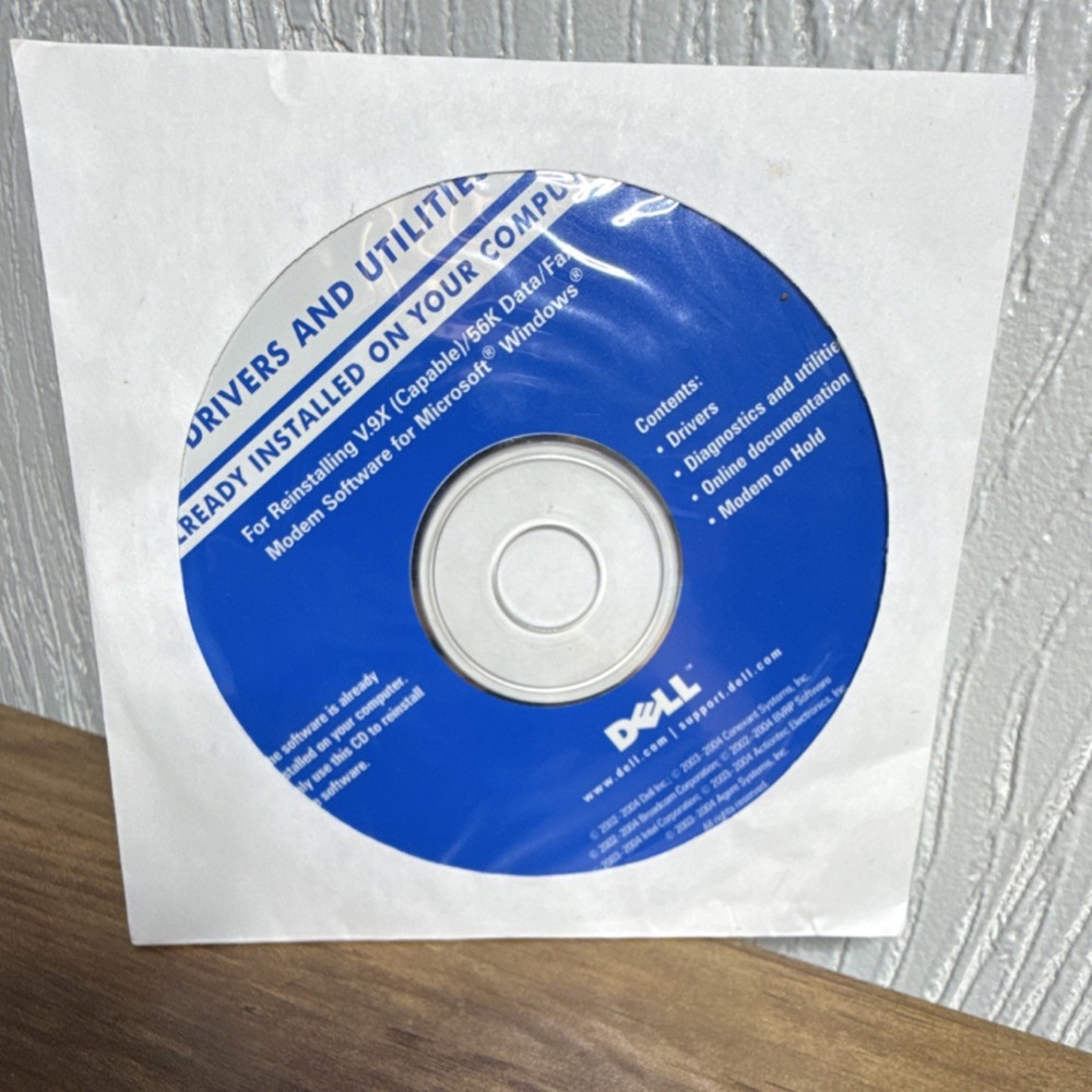 Dell Drivers & Utilities, Sonic RecordNow Application CDs Microsoft Windows