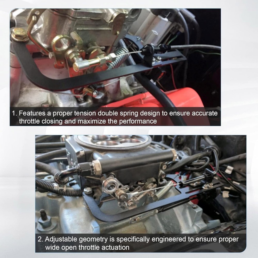 New Cable Mount Kit Accepts Transmission Kickdown Cable Including Hardware