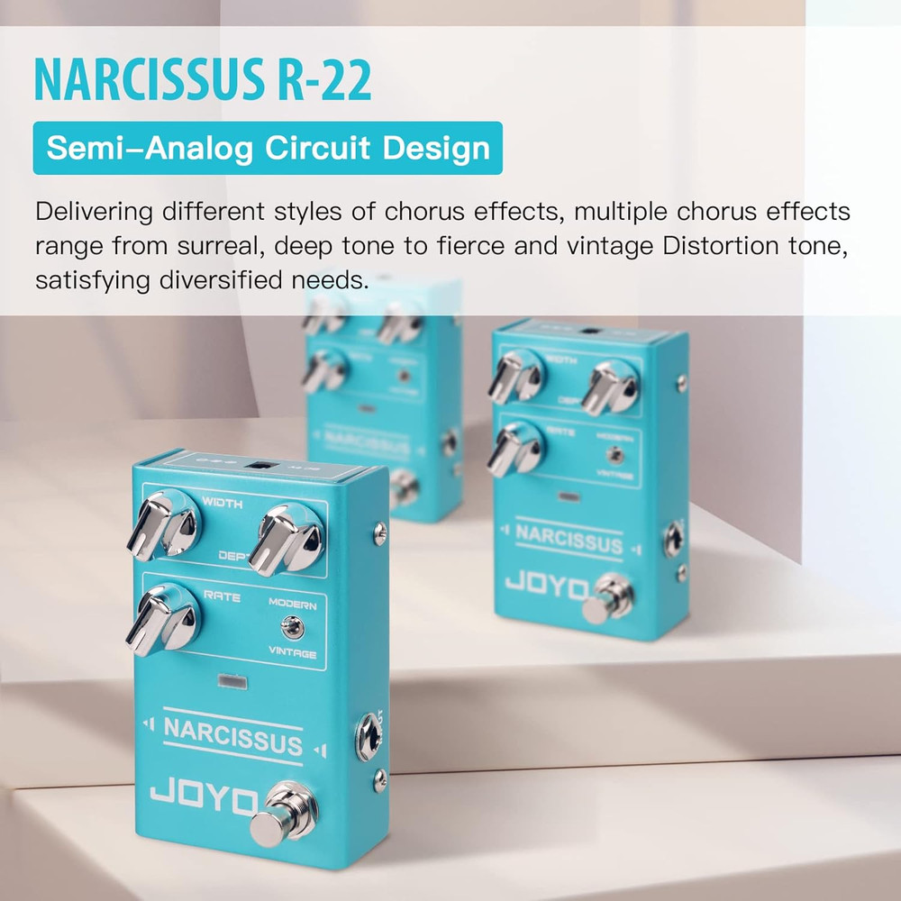 Chorus Pedal Multiple Chorus Effects Semi-Analog Circuit from Surreal Deep Tone