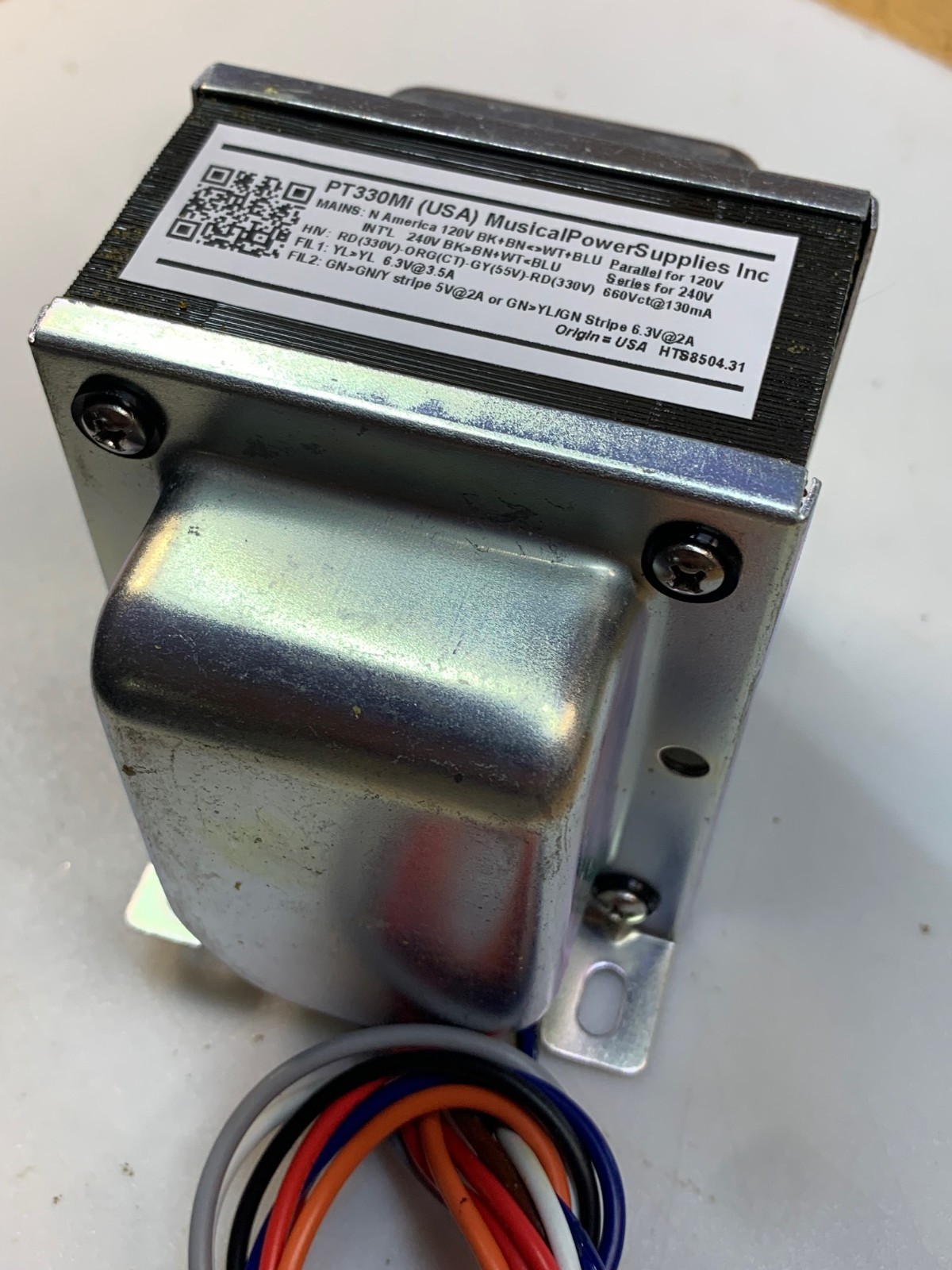 PT330Mi-TUBE AUDIO POWER TRANSFORMER for TUBE AUDIO (660Vct) x 130mA