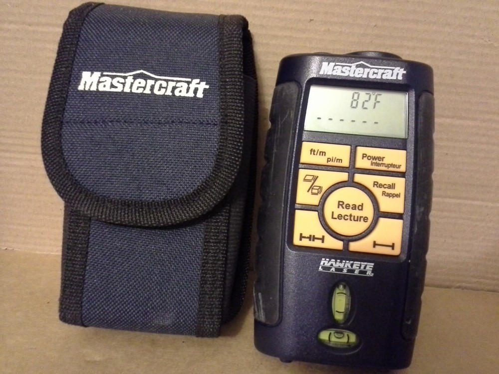 Mastercraft Hawkeye Laser Level ( LM04CN ) with Original Case.Working.VGC