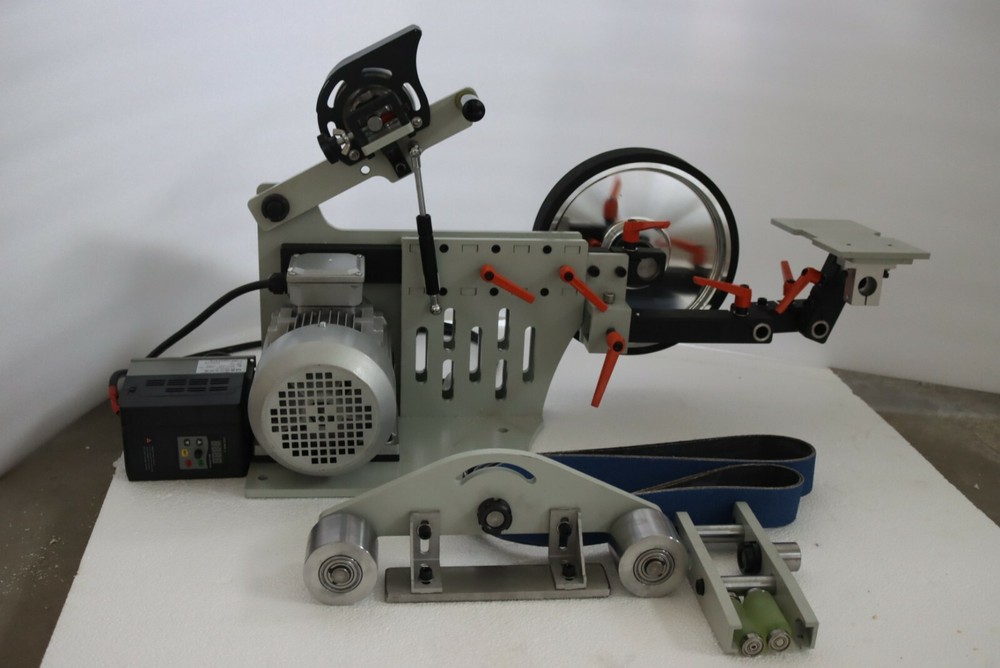 1 PC Multi-function 72"x2" Variable Speed Belt Sander Knife Grinder 220V 2 Stand