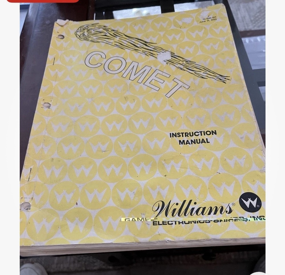 Comet Pinball Manual