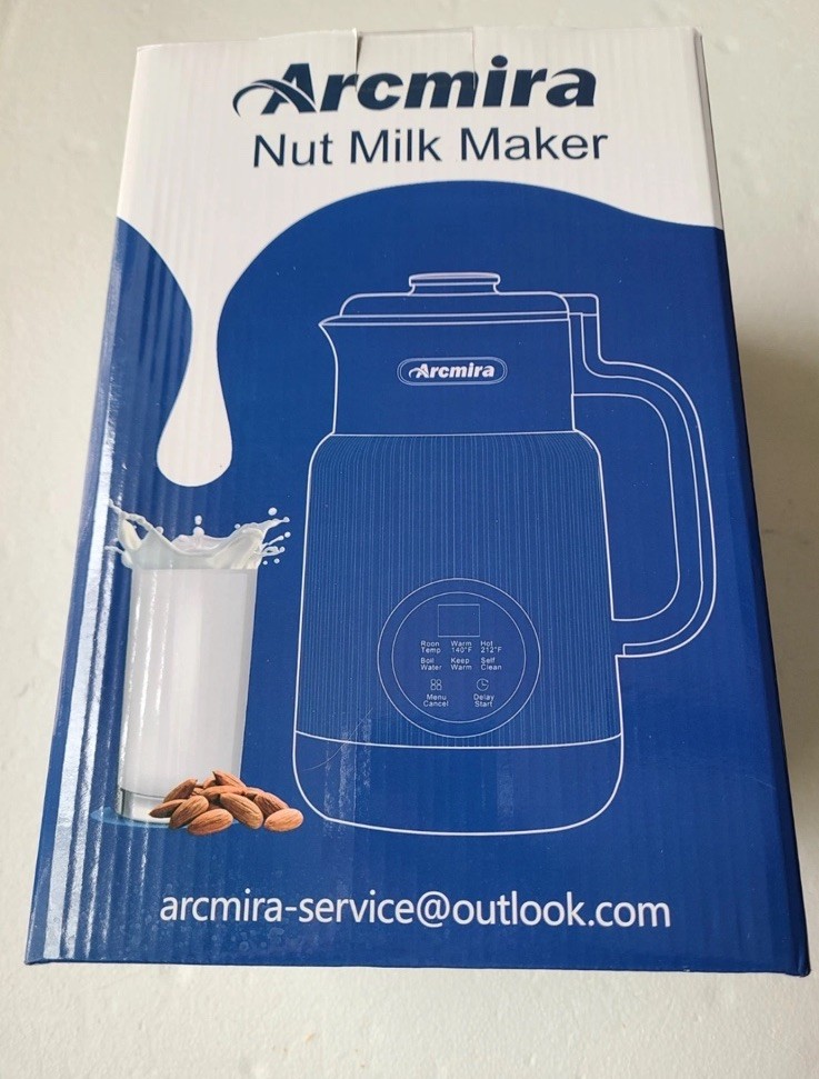 Arcmira Automatic Nut Milk Maker Model HB-B6K  Blue 600ml Never Used New