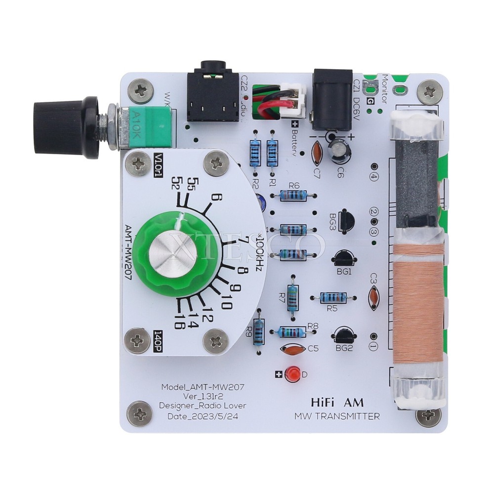 AMT-MW207 Medium Wave Radio Transmitter High Fidelity AM Radio Transmitter #US