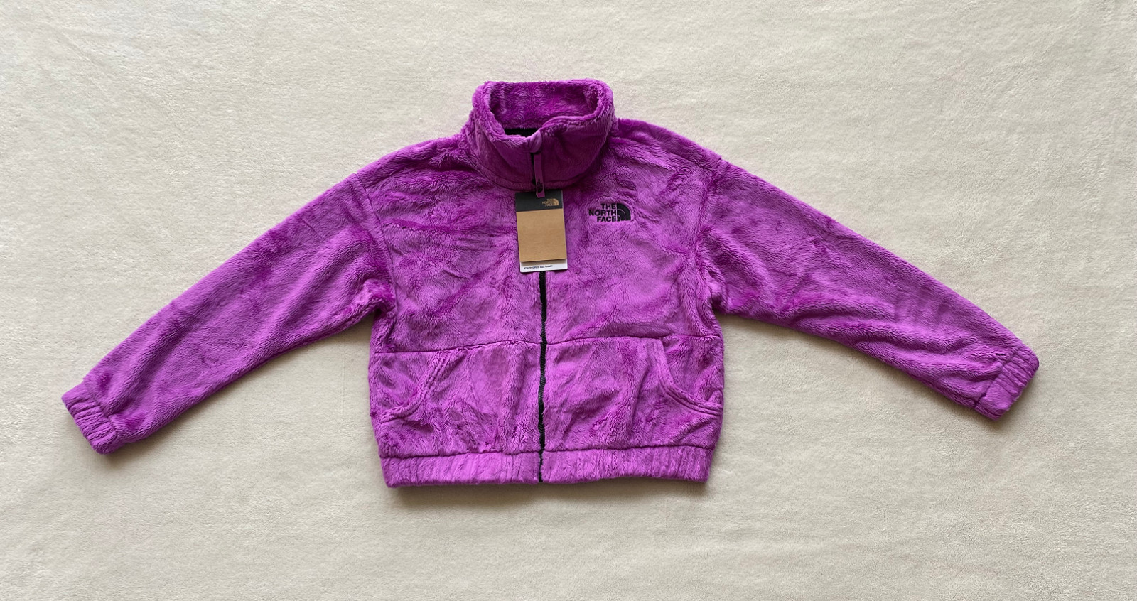 🌺NWT🌺 The North Face Girls Osolita Full Zip Fleece Jacket Sz XL 18 Violet