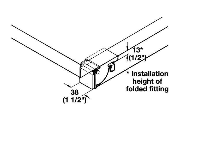 4 pcs Folding Table Leg Brackets Hinges self Locks in position, -Made In GERMANY