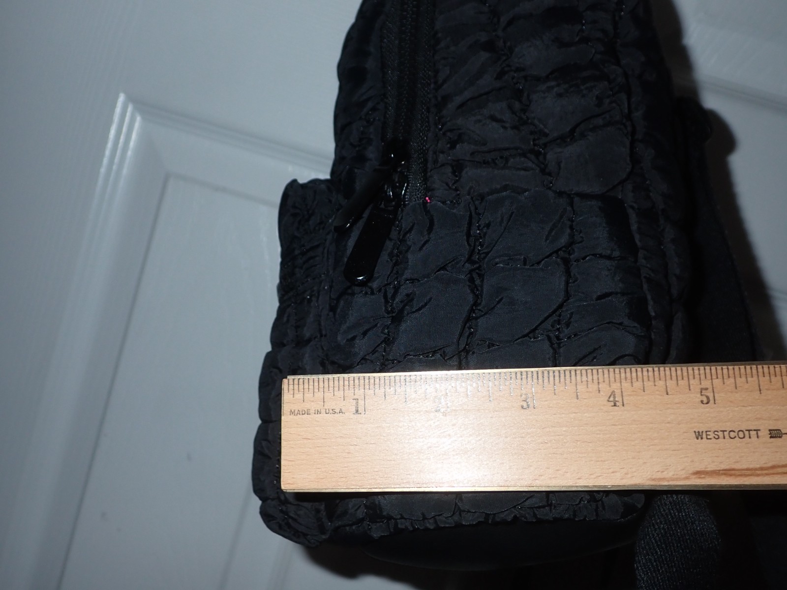 NEW Disney Mickey Mouse Black Quilted Nylon Backpack Purse Bioworld NWT