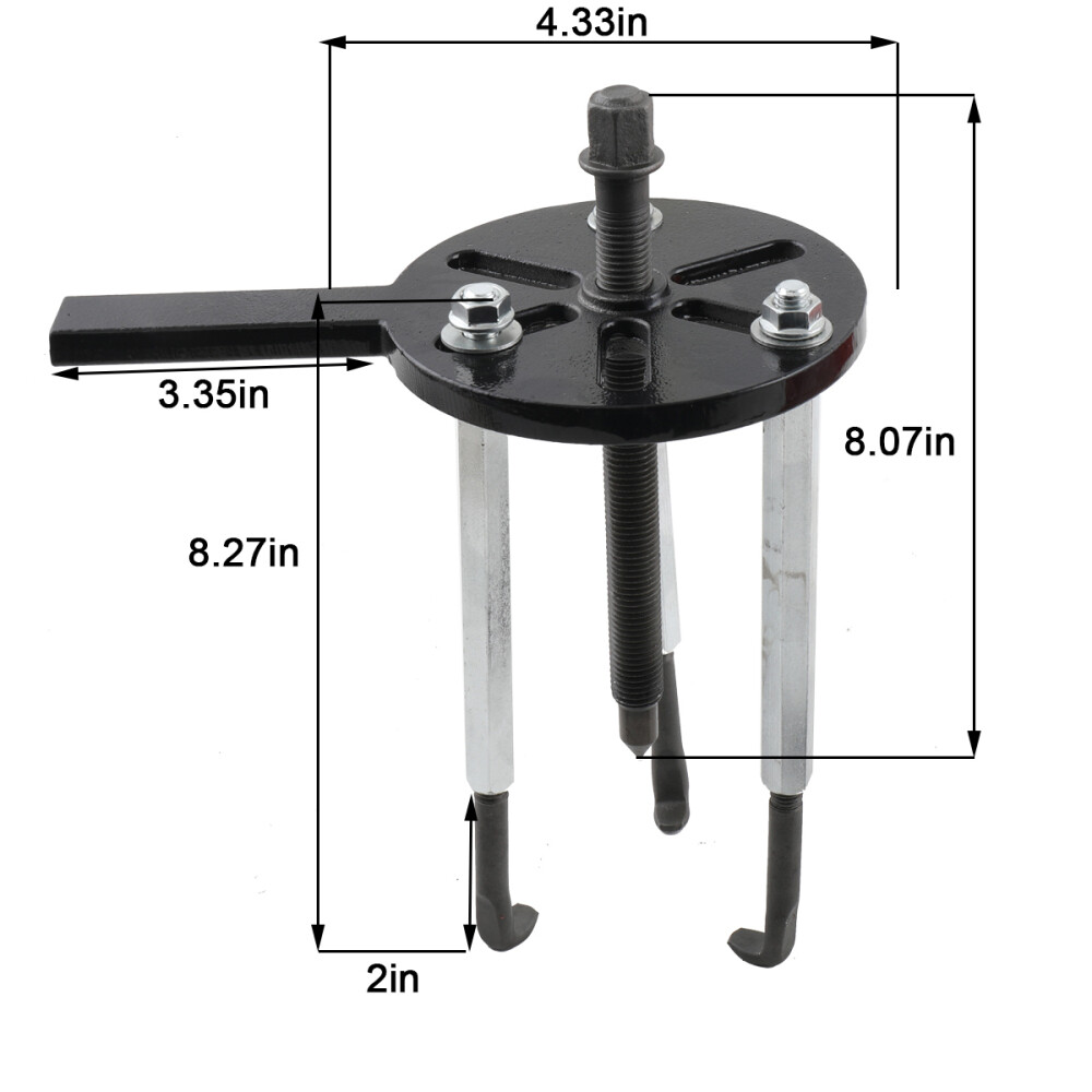 Bearing Removal Puller Tool Inner Hole Disassembly Puller Three-jaw uller Set