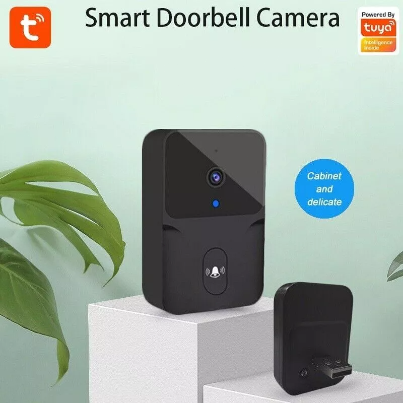 Smart Wireless WiFi Doorbell Intercom Video Camera Door Ring Bell Chime Security