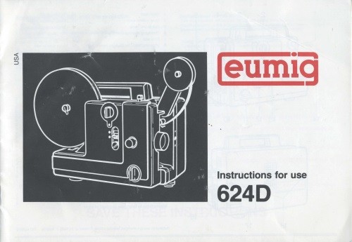 Eumig 624D Projector Instruction Manual