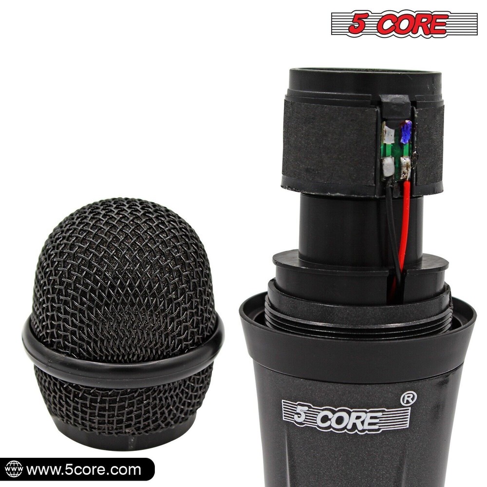 5Core XLR Microphone Dynamic Mic Karaoke Singing Studio Mics Handheld Microfono
