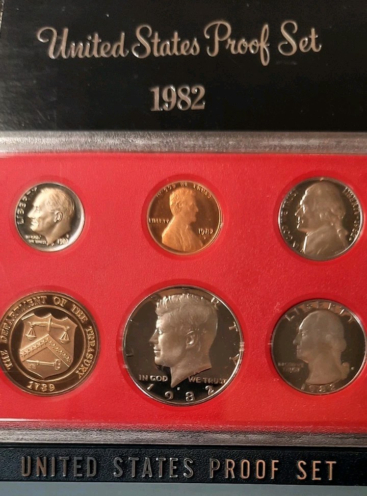 US Mint Proof Sets Uncirculated Multiple Years 1968, 1972, 1982, 1994, 2002