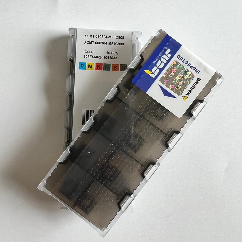 10Pcs/BOX ISCAR XCMT080304-MF IC908