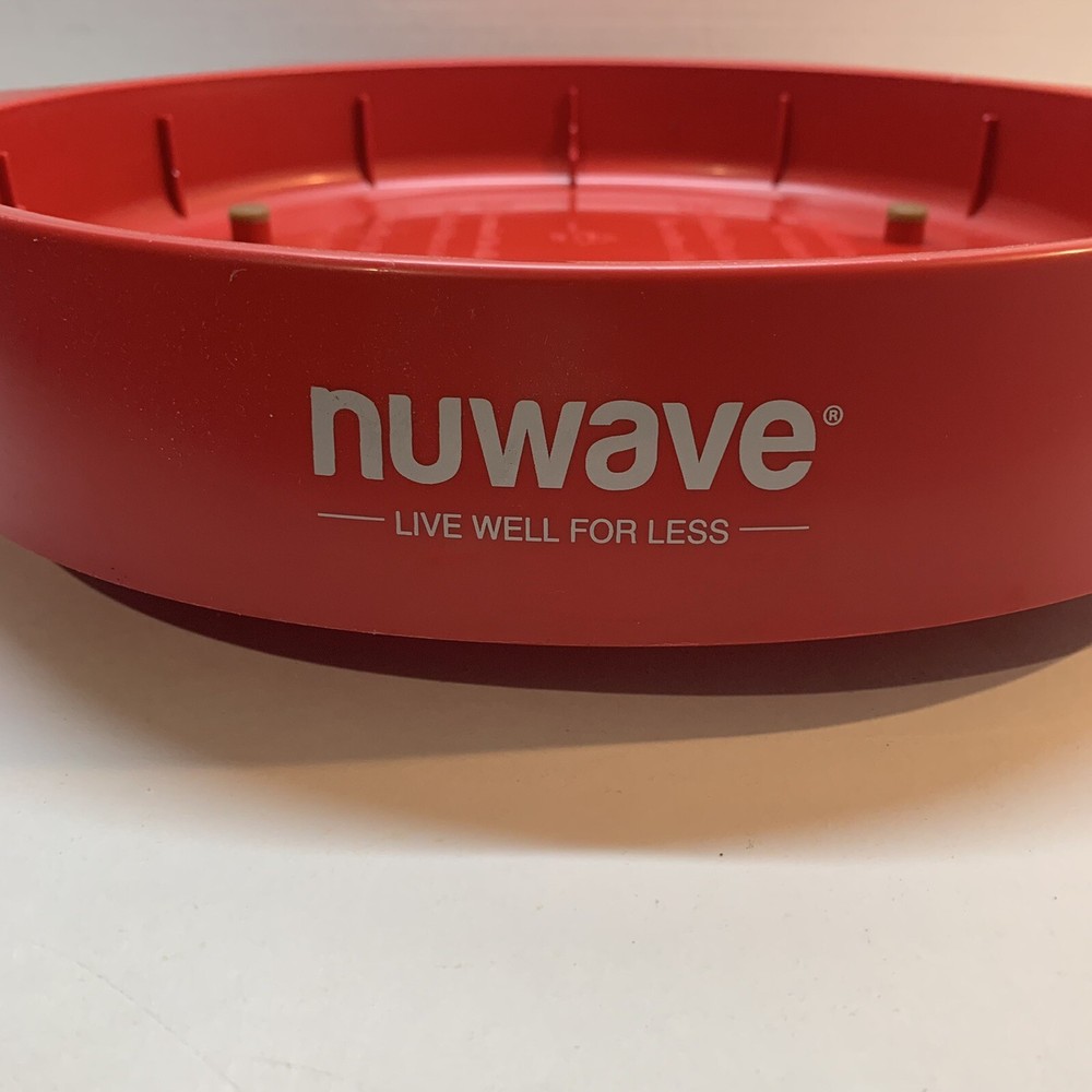 NuWave Pro Plus Oven 20631 OEM Replacement Part Bottom Base Only Red.
