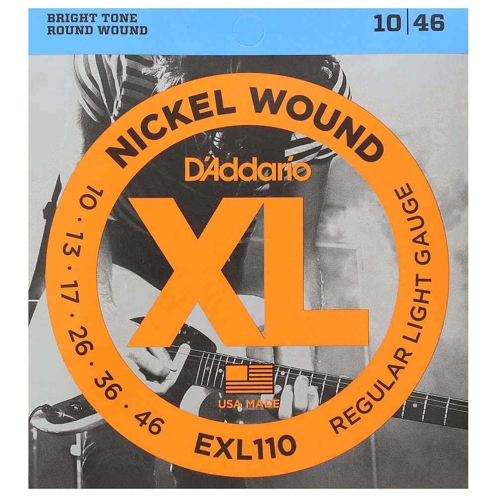 D'Addario EXL110 XL Regular Light Electric Strings (10-46)