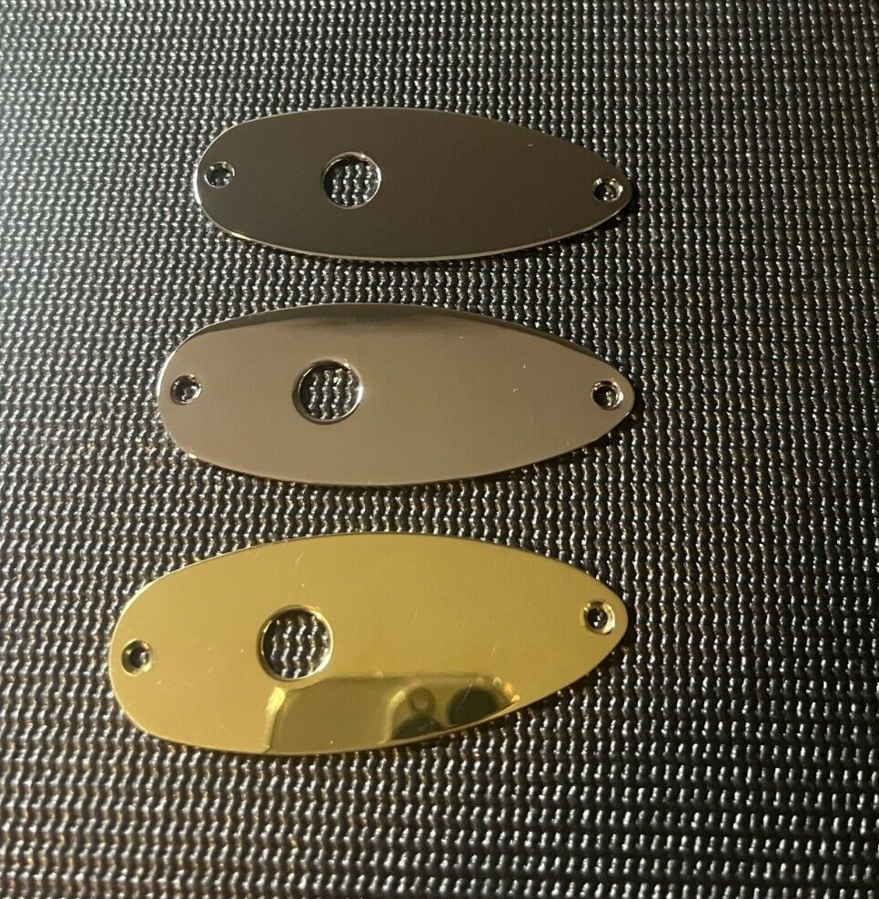 Flat Jackplate for Stratocaster Charvel Schecter Boss Tone Chrome
