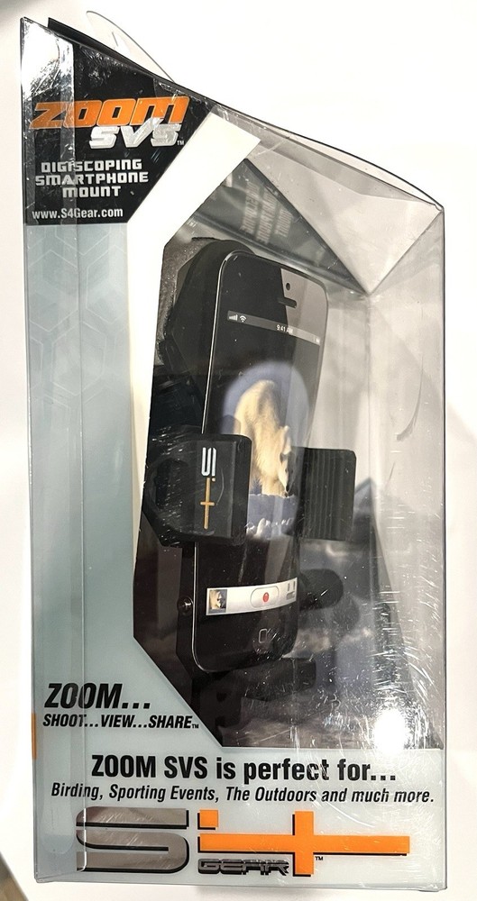 S4Gear ZOOM SVS DIGISCOPING SMARTPHONE MOUNT NEW