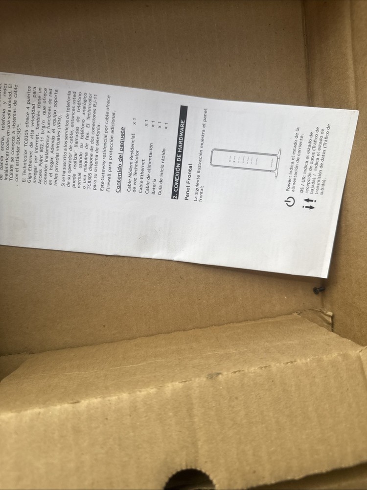 Technicolor TC8305C Router Wireless Gateway 802.11b Xfinity