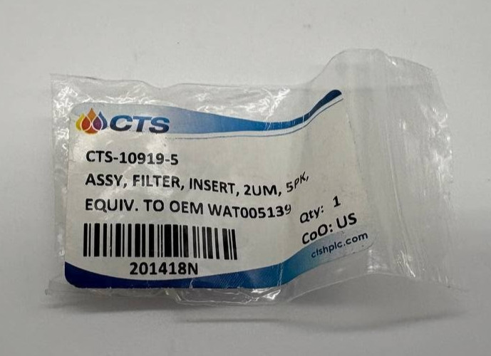 Sciencix Precolumn Filter Insert 5-Pack CTS-10919-5 — NEW