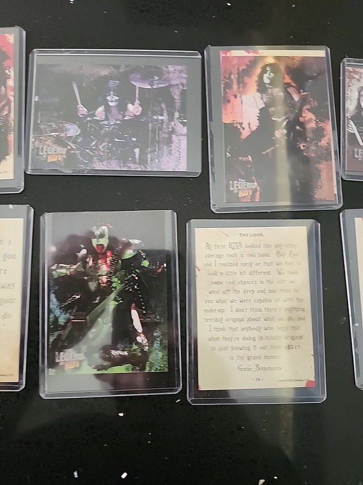 Kiss Cards In Plastic