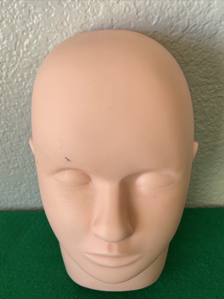 Massage Training Mannequin Head Makeup Eyelash Extension Practice Model Display