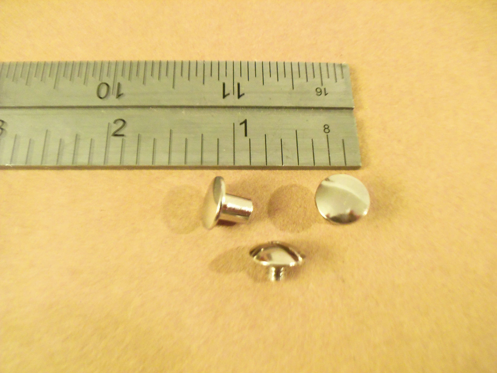 Chicago Screws 1/4" Nickel Plated Solid Brass Plain Head Binder Posts (25 pack)