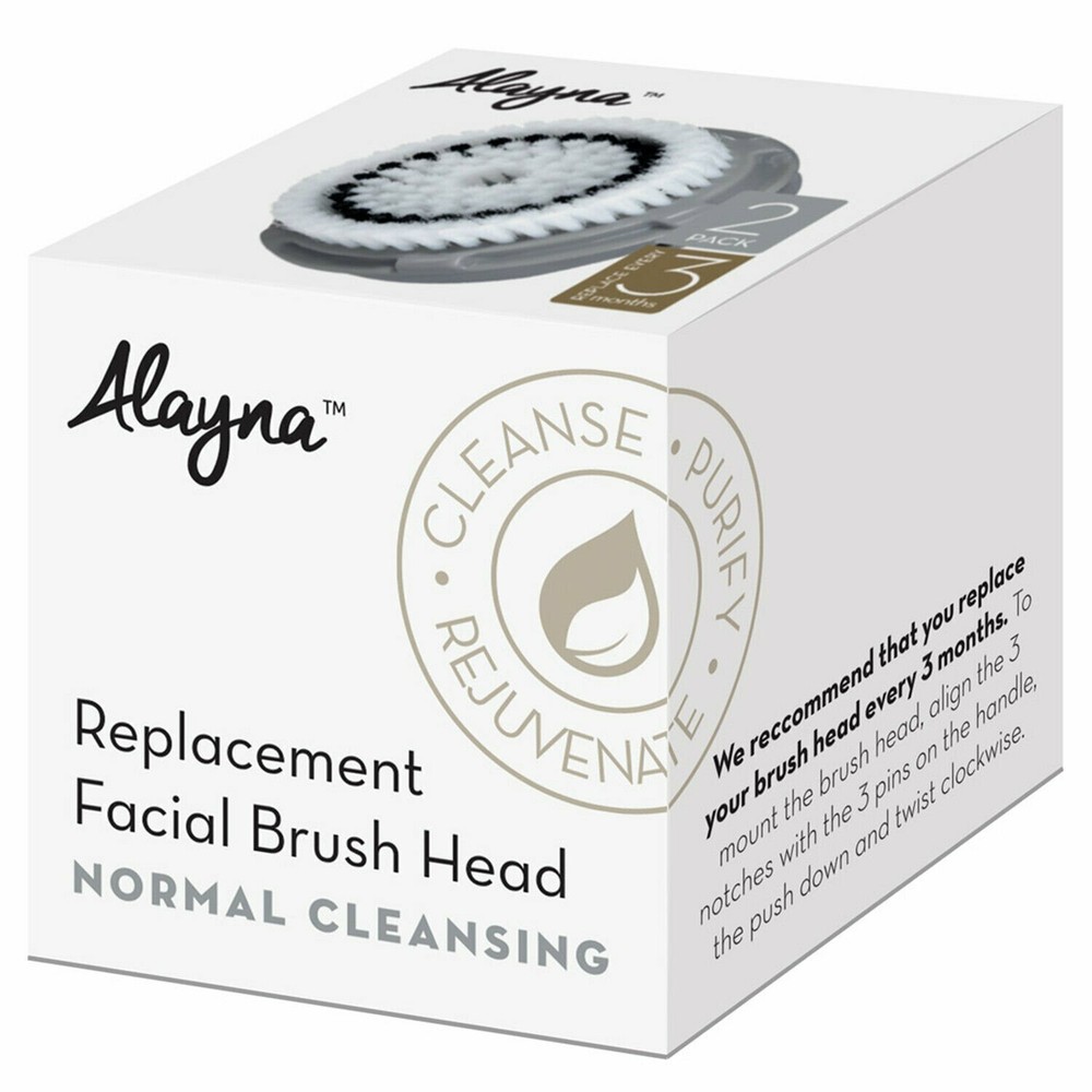 Generic Replacement Brush Head for Normal Skin Compatible w/ Clarisonic 2 Pack