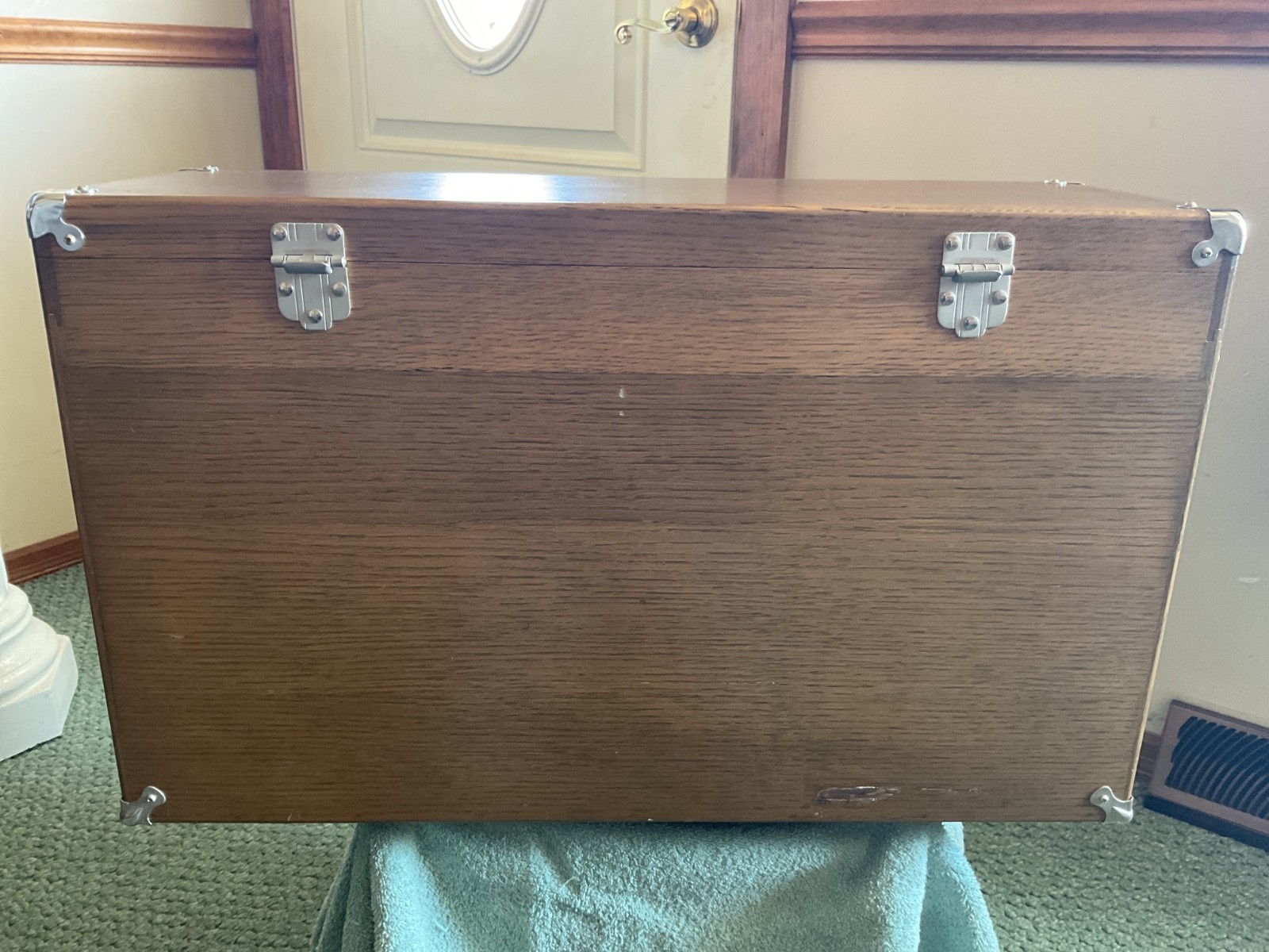 1979 GERSTNER & SONS MODEL 052 JOURNEYMAN MACHINISTS 11-DRAWER WOOD TOOL BOX