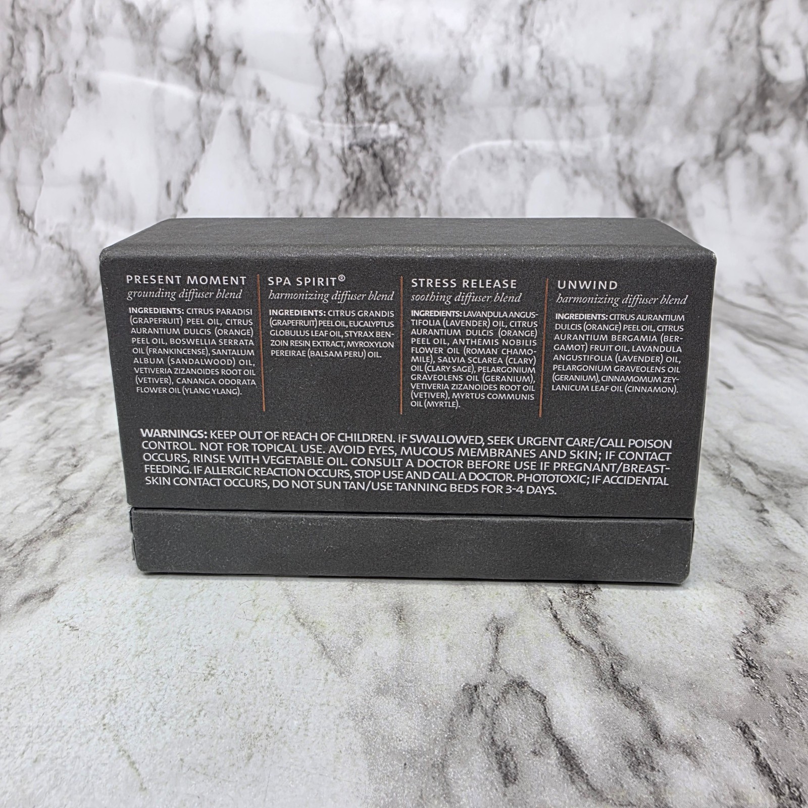 Saje Relaxation Room Calming Diffuser Blend Collection Set of 4