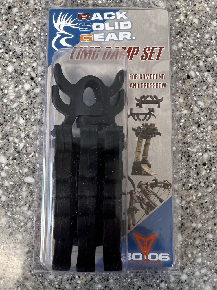 Rack Solid Gear .30.06 Limb Damp Set for Compound & Crossbow & FAST FREE SHIP!