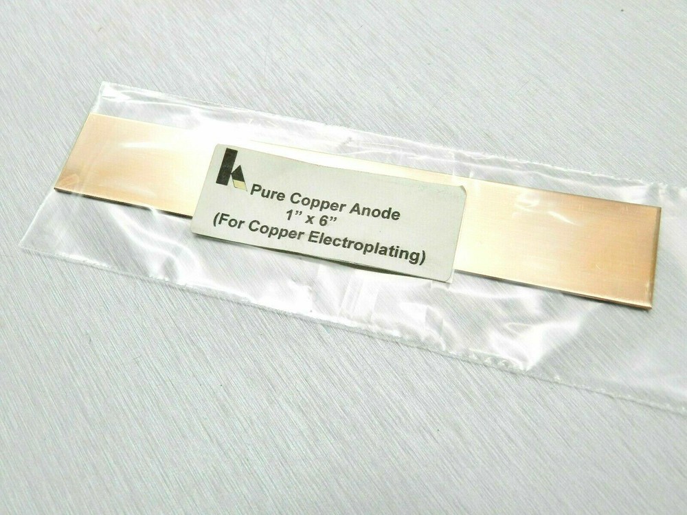 Copper Plating Solution Quart & Copper Anode Set for Electro Plating by Krohn