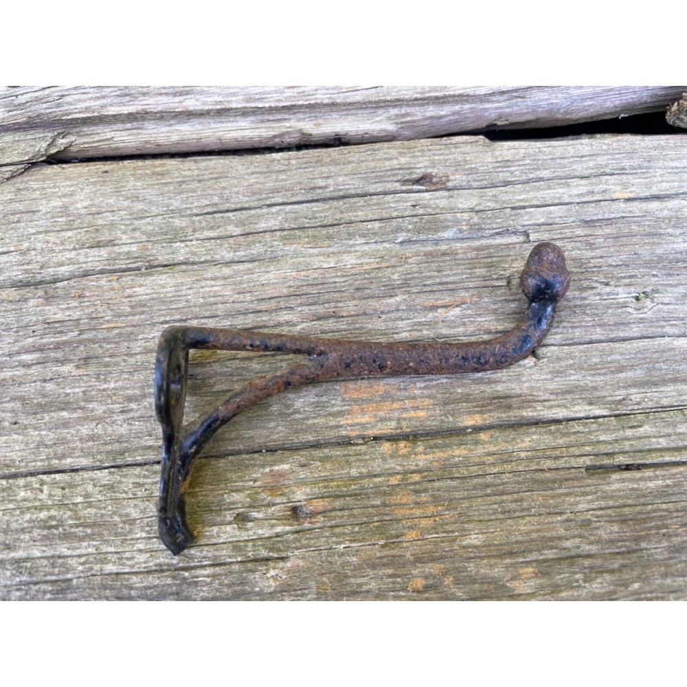 Antique lot 5 Old Wall hooks, plant hooks, ceiling hooks
