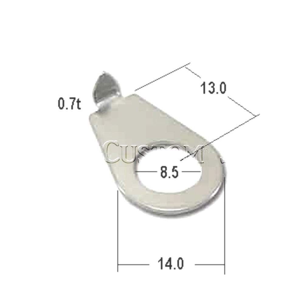 True Custom Shop® 8mm Nickel Knob Indicator Pointer Washers for Gibson Epiphone