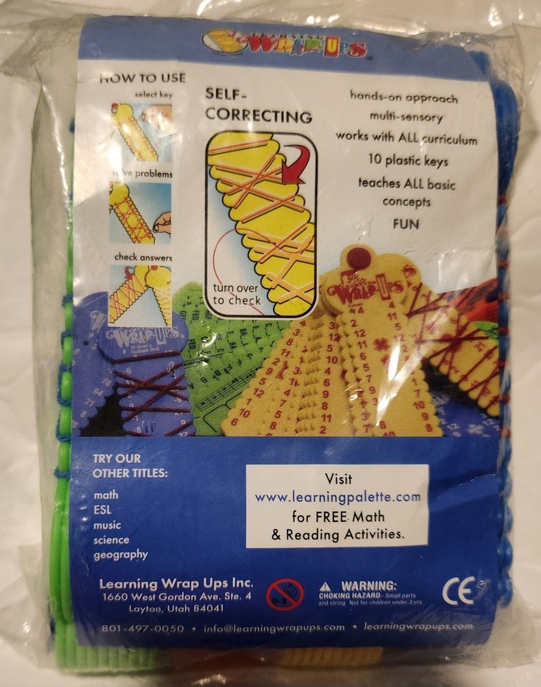 Learning Wrap Ups Math Set Multiplication Division Addition Subtraction NEW