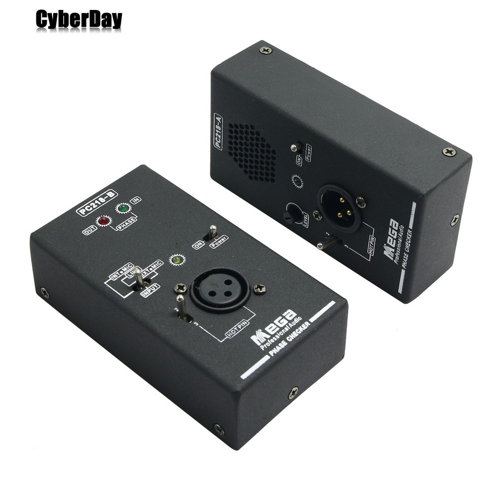 Phase Polarity Tester Checker Detector Audio Speaker Microphone Sound Testing