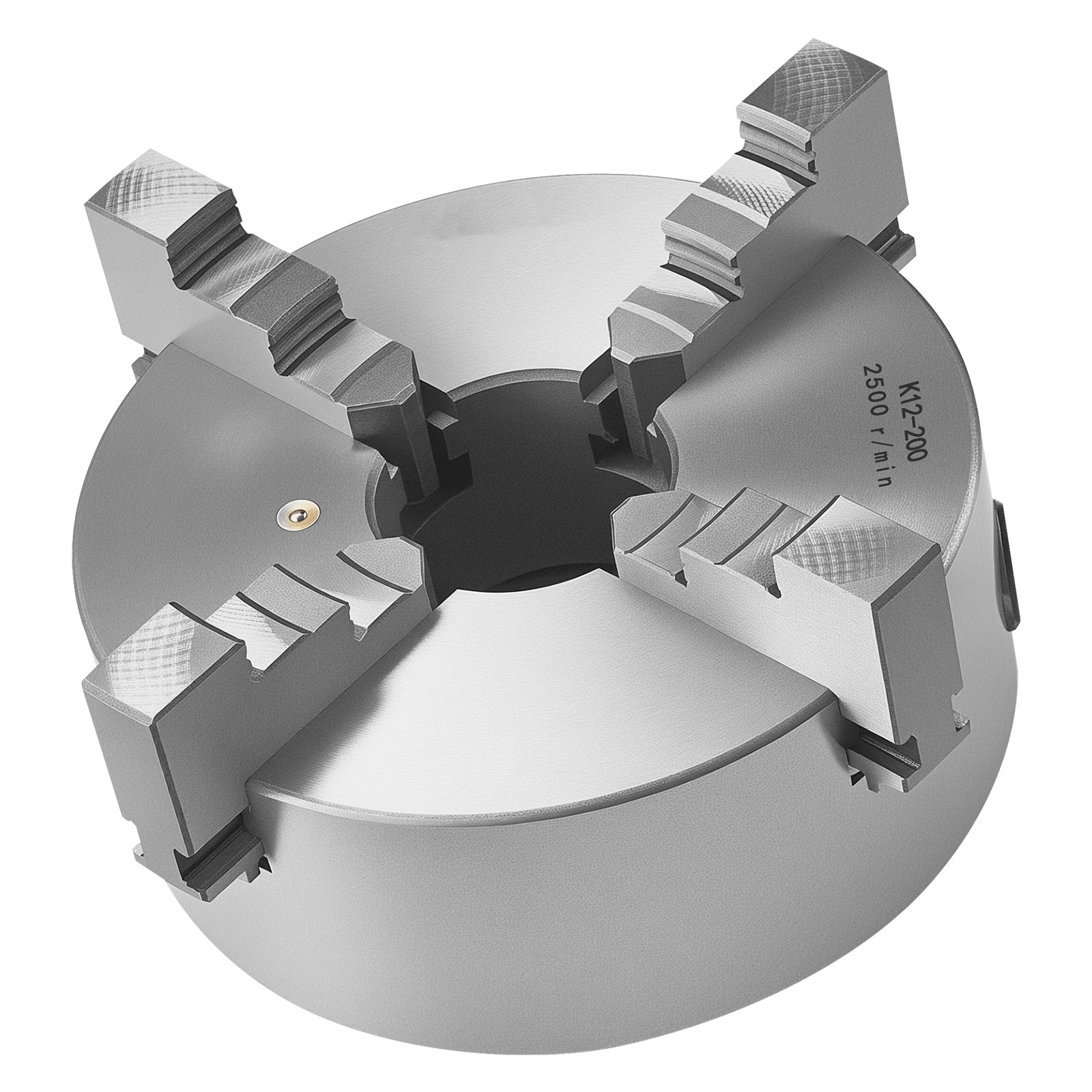 8 In 4-Jaw Self-Centering Lathe Chuck with 1 1/2 in-8 Backing Plate
