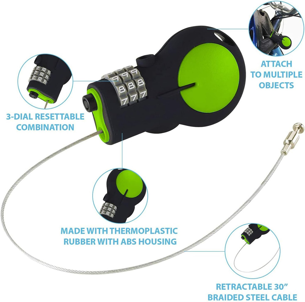 Retractable Cable Lock