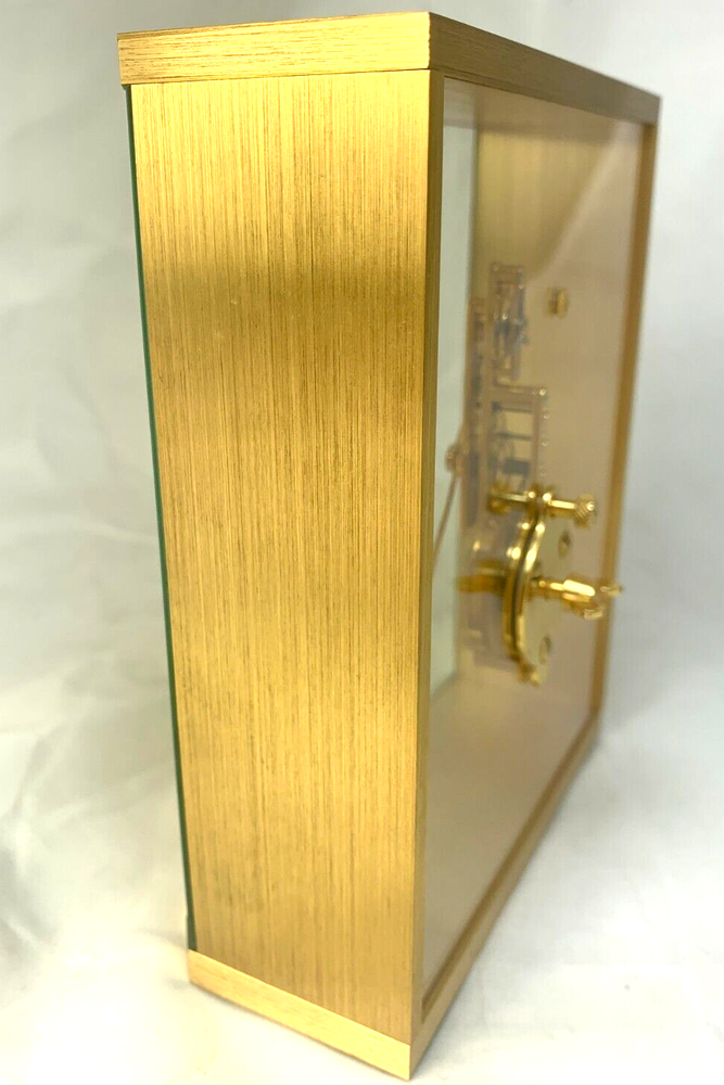 Extremely RARE Jaeger LeCoultre PRISM 8 Days Inline Table Desk Clock