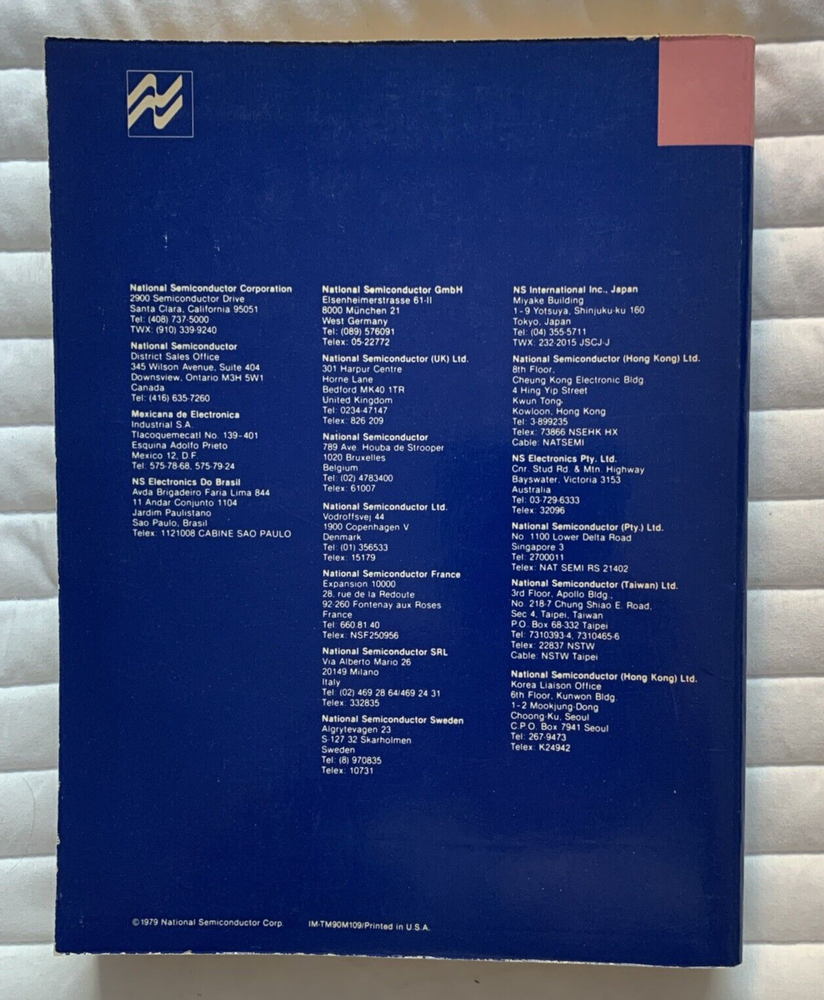 Vintage 1980 NATIONAL SEMICONDUCTOR Interface Databook