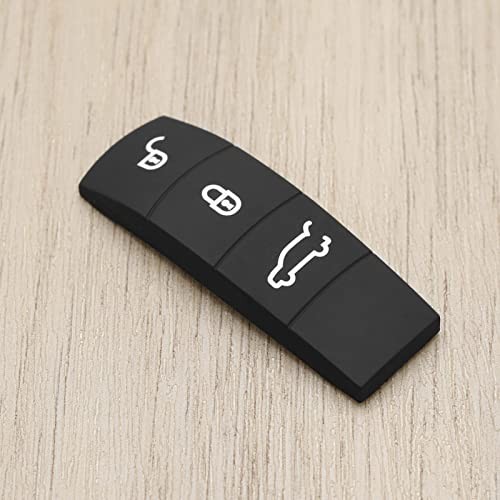 Car 3-Button Remote Key Rubber Pad Compatible with Cayenne/Macan Auto Remote
