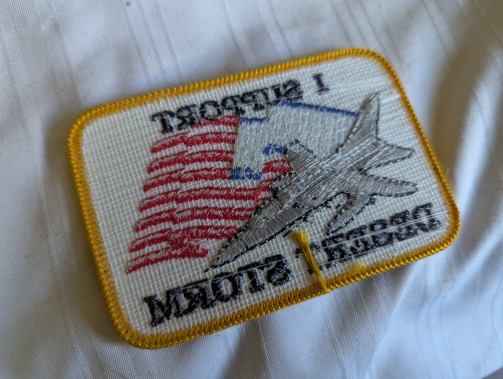 I Support Desert Storm embroidered patch 2.5" x 3.75"