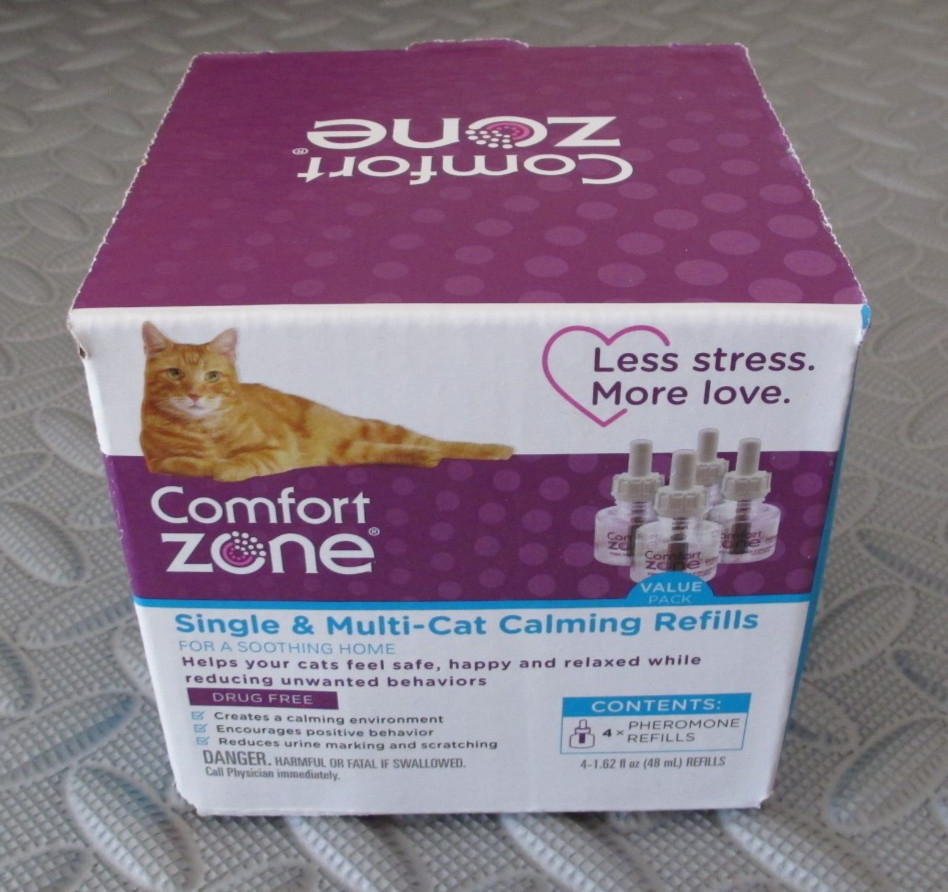 Comfort Zone Single & Multi-Cat Calming Diffuser Refills 4 Pack