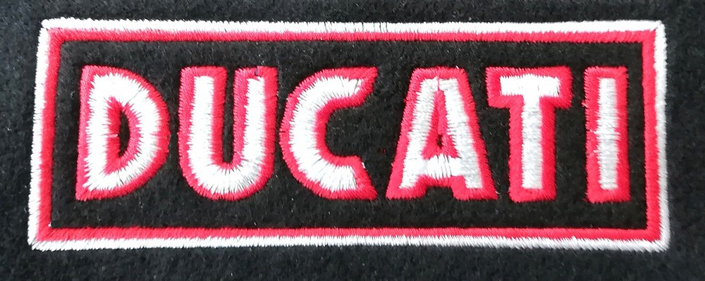 CLASSIC  DUCATI  EMBROIDERED PATCH-MONSTER,DARMAH