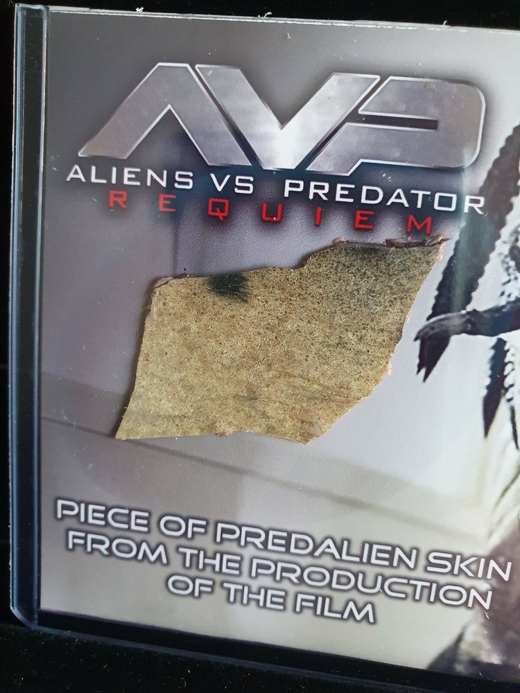 Extremely Rare! AVP Alien vs Predator Original Screen Used Piece Predalien Prop